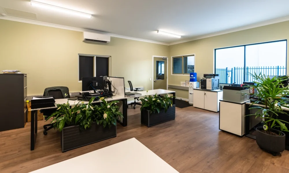 Features Timeless Commercial Building